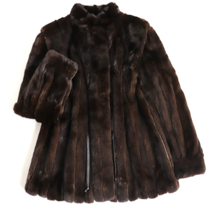 楽天市場】【中古】毛並み美品▽EMBA BLACKGLAMA MINK エンバ ブラック 