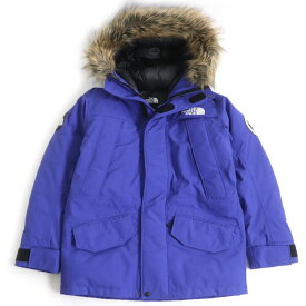 美品□ザ・ノースフェイス ND91807 Antarctica Parka GORE-TEX/PERTEX WZIP フーデッド ダウンジャケット フラッグブルー S 国内正規品【中古】