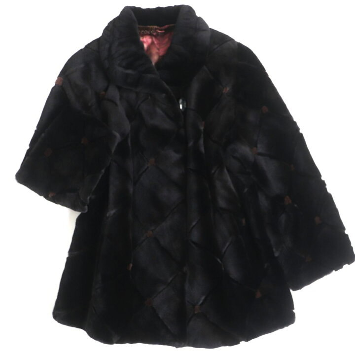 楽天市場】極美品▽SAGA MINK サガシェアードミンク 裏地総柄 本毛皮  