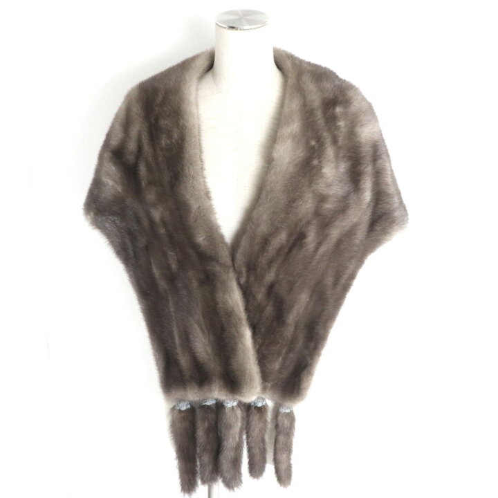 楽天市場】美品▽EMBA エンバ MINK ブルーアイリスミンク 房付き 本 