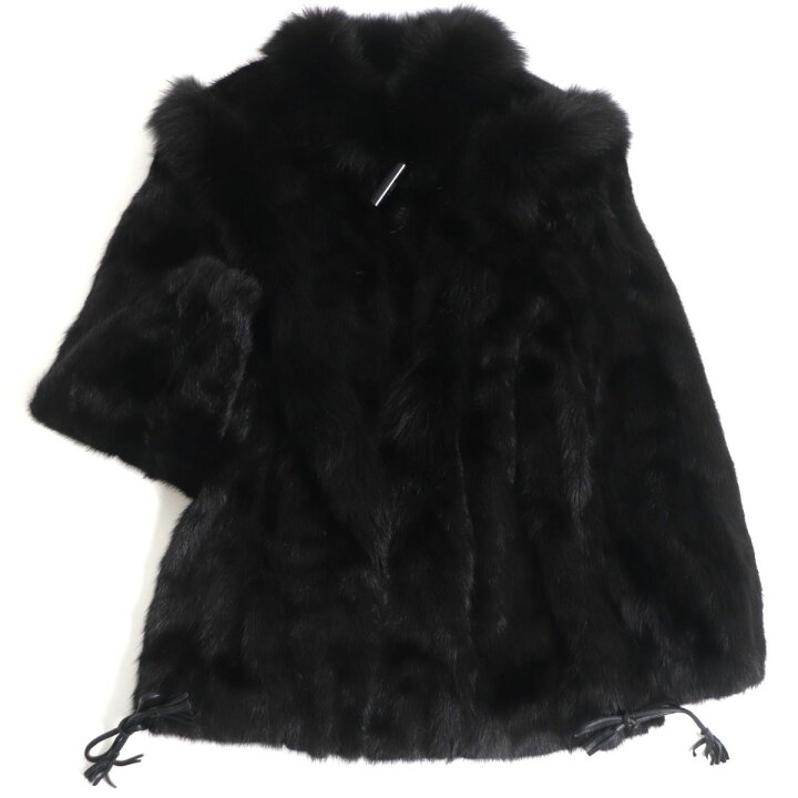 楽天市場】美品▽EMBA エンバ MINK×FOX ミンク×フォックス 本毛皮 