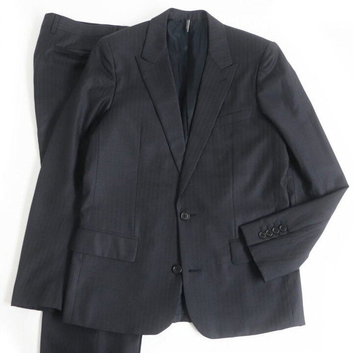 楽天市場】美品□Dior HOMME/ディオールオム ストライプ柄 ピークド 