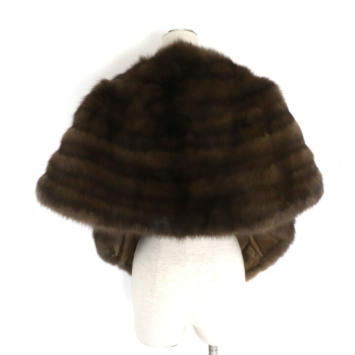 楽天市場】極美品▽SOBOL ソボル ロシアンセーブル 房付き 本毛皮大判  