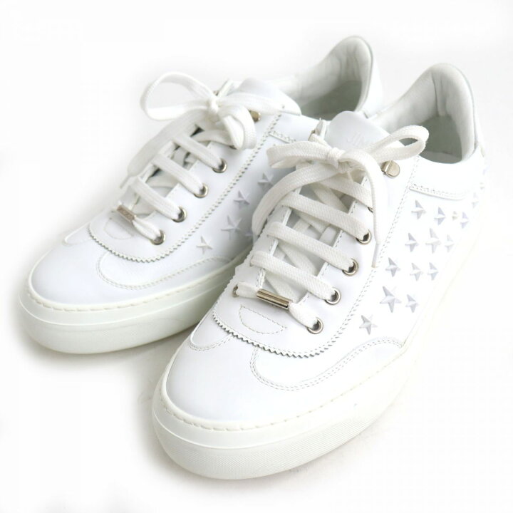 楽天市場】極美品◇JIMMY CHOO ジミーチュウ スタースタッズ レザー 