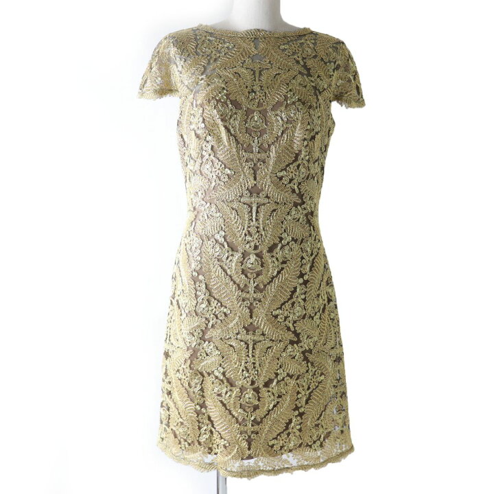 楽天市場】未使用品☆TADASHI SHOJI タダシショージ 刺繍入り フレンチ  