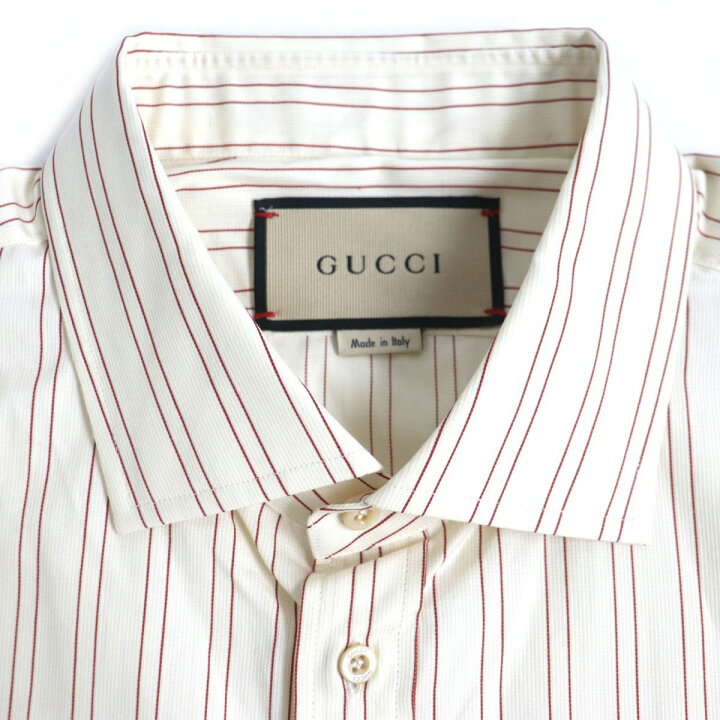 GUCCI ストライプ柄 長袖シャツ 36 - 長袖
