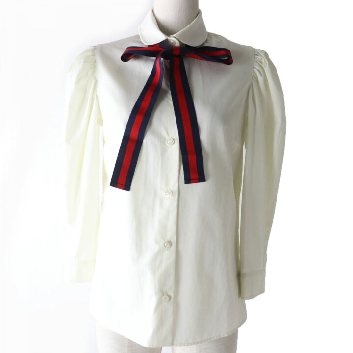楽天市場】極美品☆正規品 GUCCI グッチ 453346 ウェブリボンタイ付き 