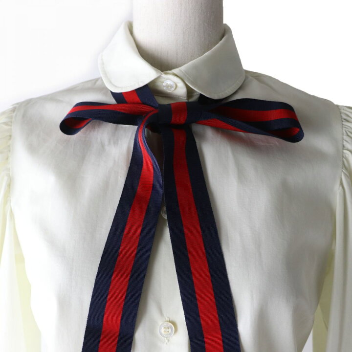 楽天市場】極美品☆正規品 GUCCI グッチ 453346 ウェブリボンタイ付き 