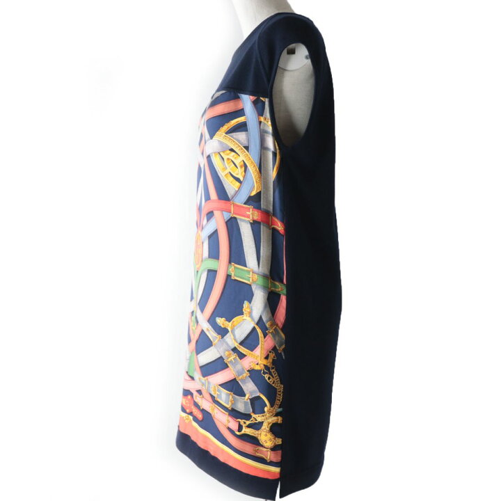 楽天市場】極美品☆HERMES エルメス ツイルレーヌ シルク切替 