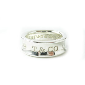極美品◎人気♪ TIFFANY＆Co. ティファニー 1837 ナローリング 指輪 シルバー 925 9号 重量：6.91g 箱付き レディース【中古】