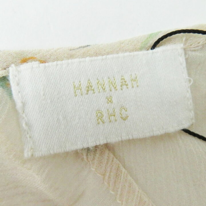 楽天市場】未使用◎正規品 HANNAH×RHC ハナ×ロンハーマン シルク100  
