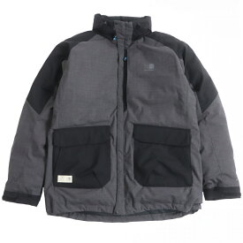 極美品□21AW eYe COMME des GARCONS JUNYA WATANABE MAN×karrimor WH-J919 ウールエステルトロラミネート ダウンジャケット グレー L【中古】