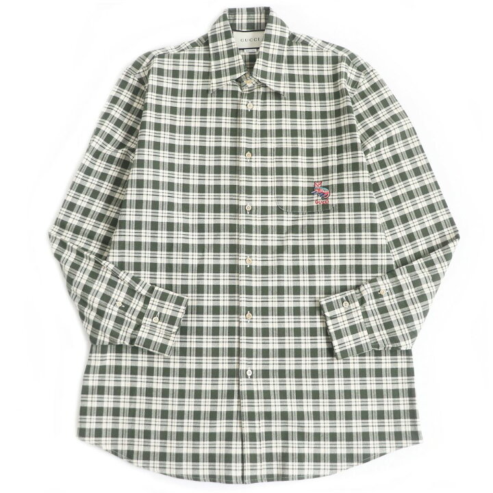 楽天市場】極美品□GUCCI/グッチ 633460 チェック柄 キャットパッチ  