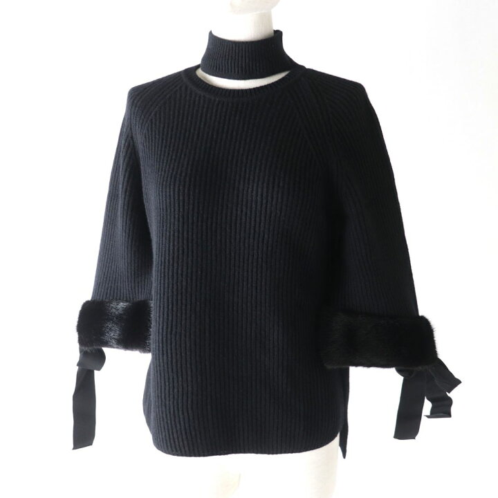 楽天市場】極美品☆正規品 FENDI フェンディ FZY545 A1DE ミンクファー 