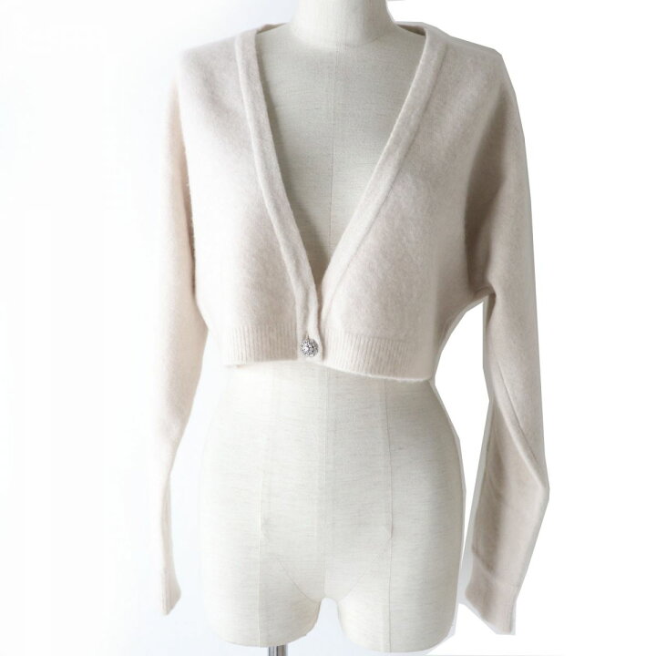 楽天市場】美品☆正規品 FOXEY フォクシー 38566 ビジューボタン付  