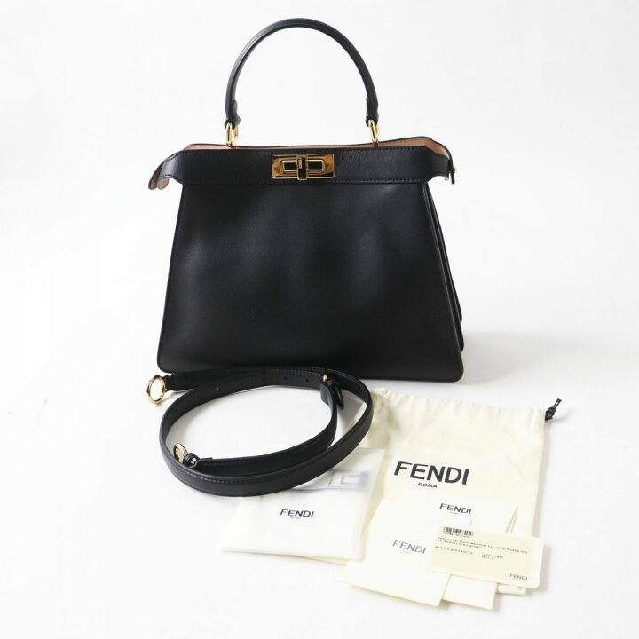 楽天市場】極美品◎FENDI フェンディ 8BN321 ピーカブー アイシーユー 