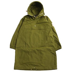 未使用品●GUCCI×THE NORTH FACE グッチ ノースフェイス 648874 ロゴワッペン付き レインアノラックパーカー カーキ S イタリア製 正規品【中古】