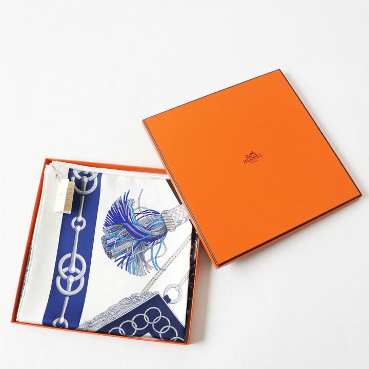 楽天市場】未使用品◎正規品 22SS HERMES エルメス カレ90 Cliquetis  