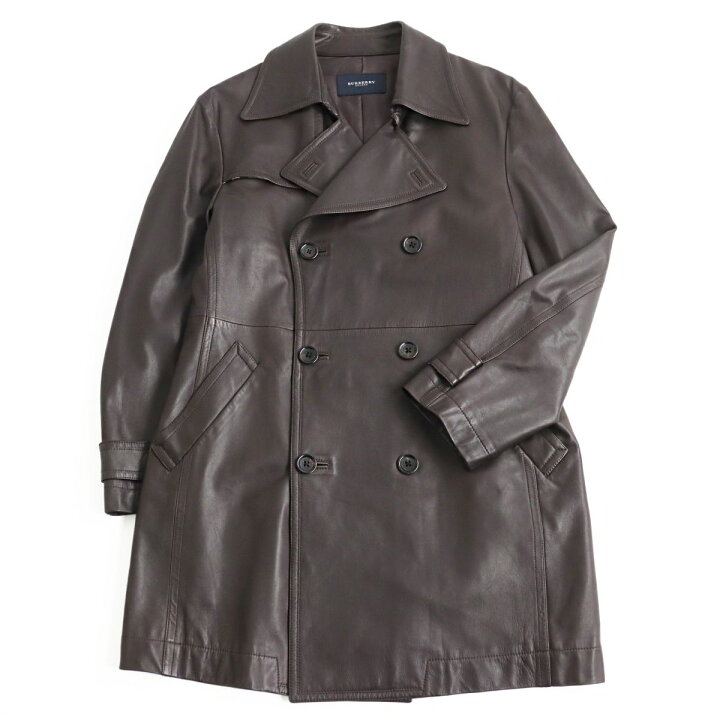 楽天市場】良品○BURBERRY LONDON バーバリーロンドン ラムレザー 