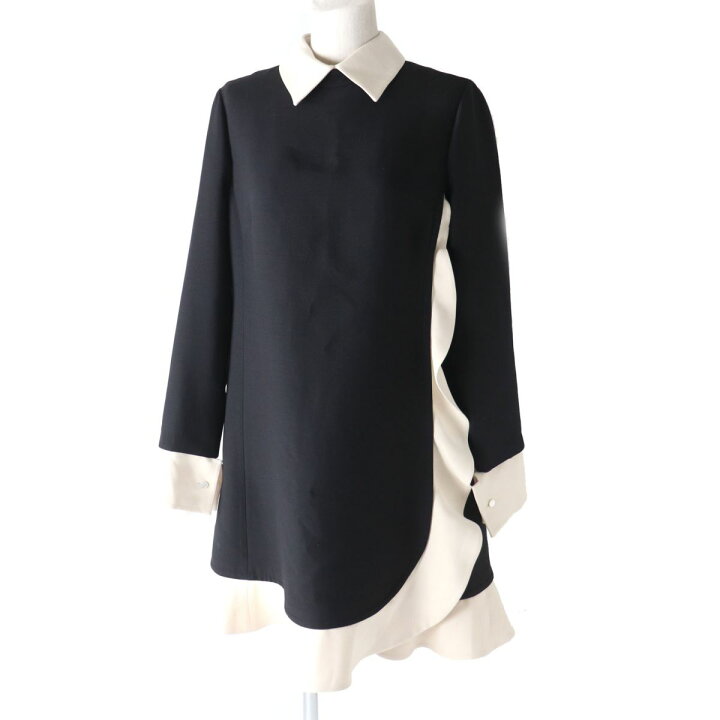 楽天市場】極美品☆正規品 VALENTINO ヴァレンティノ 襟付 フリル 