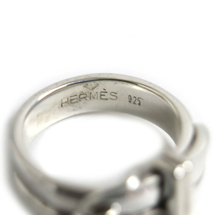 楽天市場】極美品▽HERMES エルメス サンチュール リング/指輪 925 