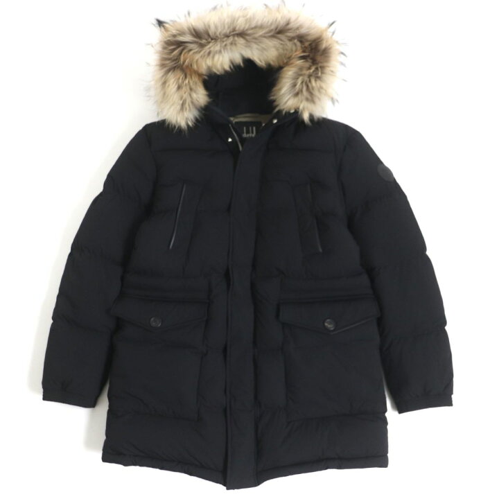 楽天市場】極美品▽dunhill ダンヒル レザーワッペン・ラクーンファー 