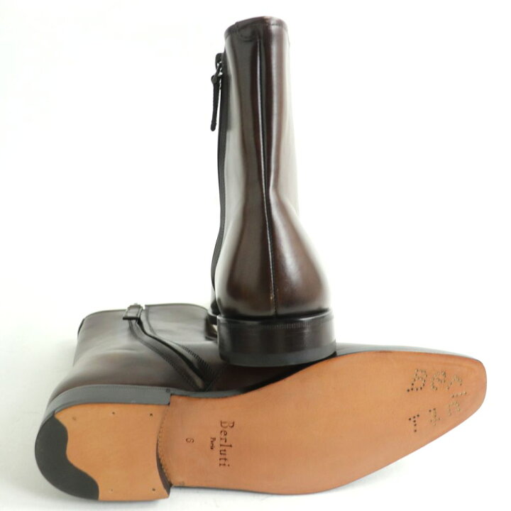 未使用品ベルルッティ S4530 6 サイドzip スカーズ スクリットカリグラフィ デムジュール パティーヌ メンズ ヴェネチアレザーブーツ 茶 公式ショップ スカーズ 未使用品ベルルッティ S4530 6 サイドzip スカーズ スクリットカリグラフィ デムジュール パティーヌ メンズ ヴェネチアレザーブーツ 茶 公式ショップ スカーズ