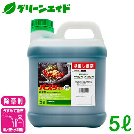 ＼マラソン期間限定！殺虫殺菌剤&肥料P10倍キャンペーン中！／除草剤 バスタ液剤 5L BASF 畦畔 水稲 畑作 家庭菜園 スギナ オオアレチノギグ