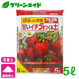 イチゴ 培養土 甘いイチゴをつくる土 5L 花ごころ 家庭菜園 ガーデニング 園芸 果物 ビギナー向け 初心者向け