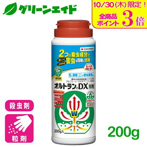 \本日限定!全品ポイント3倍キャンペーン実施中!/殺虫剤 オルトランDX粒剤 200g 住友化学園芸 野菜 花 家庭菜園 園芸 アブラムシ 応援