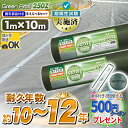 硬い材質で曲げて梱包できない 防草シート 250Z 1m×10m ＋ 【条件付き】カラーピン(150mm)ピン＋ GAロゴワッシャー …