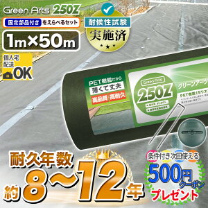 yGg[őSi|Cg10{zmyV1ʎ܁ndގ̂ߋȂčłȂhV[g xm50ān hV[g Gh~V[g G΍ GreenArts250Z 1m×50m O[ DIY