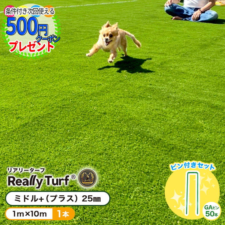 楽天市場】[動画あり]クーポン付☆個人配送可 【10平米+GAターフピン50 