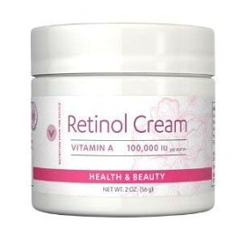 【エクスプレス便】アメリカ大人気商品【送料無料】Vitamin World Retinol Cream 100,000 IU 2 oz with Vitamin A ビタミン 追跡付きのエクスプレス便