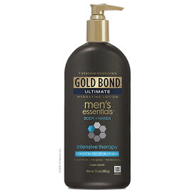 【エクスプレス便】ゴールドボンドメンズエッセンシャルズ ハイドレーティングローション13オンス 超乾燥肌用インテンシブセラピー Gold Bond Men's Essentials Hydrating Lotion 13 oz., Intensive Therapy for Extra Dry Skin