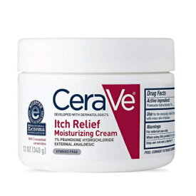 【エクスプレス便】　CeraVe Moisturizing Cream for Itch Relief 12oz セラヴィ かゆみ止めモイスチャライジング クリーム 340g【送料無料】