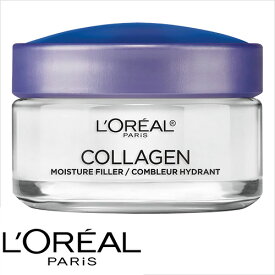 【追跡可能海外メール便】Collagen Face Moisturizer by L'Oreal Paris Skin Care Face Neck and Chest Cream ロレアルパリ　コラーゲン入りクリーム　顔・首・デコルテ用 1.7 oz メール便