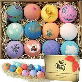 【エクスプレス便】LifeAround2Angels Bath Bombs Gift Set 12 ライフアラウンドトゥーエンジェルズ　バスボムギフトセット 12個入り　誕生日　　ギフト　バスボム　プレゼント　入浴剤　詰め合わせ　おしゃれ【送料無料】