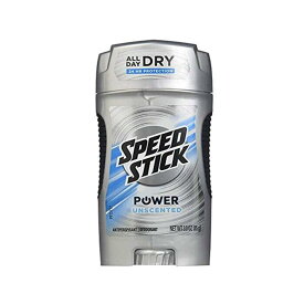 【追跡可能海外メール便】Speed Stickスピードスティック 制汗剤・消臭剤 固形 無香料　85g Antiperspirant & Deodorant Solid,Unscented, 3oz 制汗剤　男性用　メンズ　無香料　清潔　デオドラントスティック