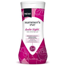 【エクスプレス便】Summer's Eve Amber NightsFeminine Wash, PH-Balanced wash, 15ozサマーズイブ アンバーナイト フェミニンウォッシュ PHバランスウォッシュ444ml デリケートゾーン デリケートゾーン　ケア