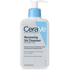 【エクスプレス便】CeraVe SA Cleanser Salicylic Acid Cleanser 8oz セラヴィ SAクレンザー 237ml サリチル酸クレンザー ヒアルロン酸　ナイアシンアミド　セラミド配合　フレグランスフリー ノンコメドジェニック　BHA洗顔料【送料無料】