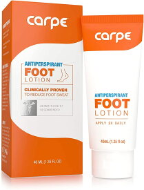 【追跡可能海外メール便】カルぺ フットローション 40ml Carpe Antiperspirant Foot Lotion 【送料無料】 足あせ 制汗 制汗剤