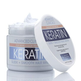 【エクスプレス便】Advanced Clinicals Keratin Hair Mask Treatment　アドバンスド クリニカルズ ケラチン ヘア リペアマスク 340g ヘアケア　トリートメント　傷み