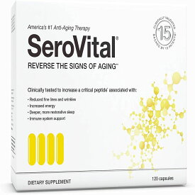 【エクスプレス便】【Serovital 】Serovital Renewal Complex, Serovital Renewal Supplements , 120粒 (Pack of 1) ドクターズコスメ サプリメント