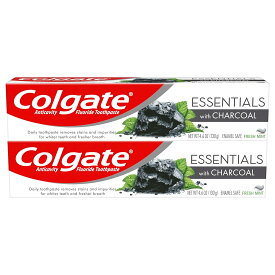 【追跡可能海外メール便】 【お得な2本セット】Colgate Activated Charcoal Teeth Whitening Toothpaste 4.6oz コルゲートチャコールホワイトニング 130g 2本セット ホワイトニング 歯磨き粉