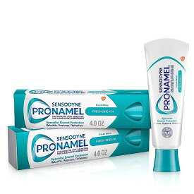 【エクスプレス便】　【 お得な2本セット】 Sensodyne Pronamel Fresh Breath Enamel Toothpaste for Sensitive Teeth to Reharden and Strengthen Enamel Fresh Wave 4oz センソダイン エナメル歯磨き粉
