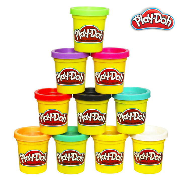 楽天市場 エクスプレス便 プレードウ Play Doh Case Of Colors Pack Of 10 各2oz 粘土 子供 おもちゃ ギフト クリスマス 粘土遊び カラフル 海外トレンド グリーンバスケット
