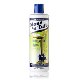 メーン＆テール ハーバルグロ シャンプーオリーブ油配合シャンプー 355ml Mane N Tail Herbal Gro Shampoo 12 Ounce アメリカ発送　エクスプレス便追跡可 送料無料 【エクスプレス便】