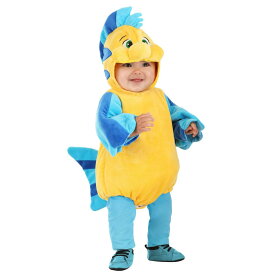 ディズニー ハロウィン フランダー コスプレ ディズニー『リトル・マーメイド 』幼児用 ベビー キャラクター衣装 コスチューム (3,6,9,12,18ヵ月サイズ）Disney Plush Flounder Costume for Infants【公式ライセンス】 【エクスプレス便】
