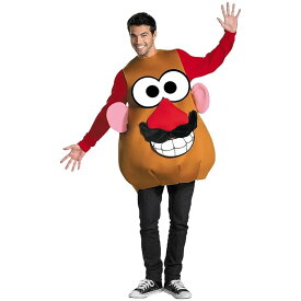 コスプレ 仮装 ミスター・ポテトヘッド おもしろ コスチューム 大人 カップル ディズニー ハロウィン Mrs / Mr Potato Head Adult Costume 公式ライセンス 【エクスプレス便】